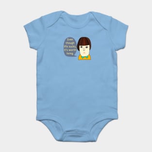 Life sucks! Baby Bodysuit